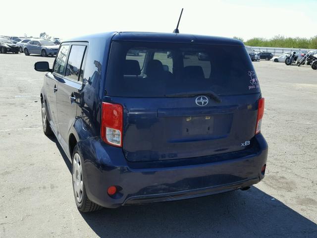 JTLZE4FE6DJ036444 - 2013 TOYOTA SCION XB ლურჯი ფოტო 3