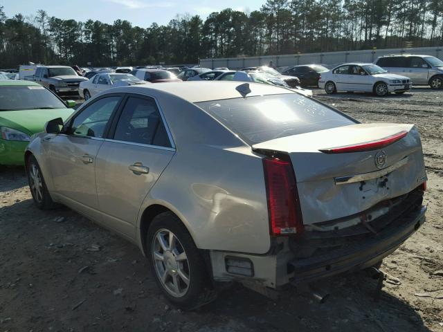 1G6DF577990161172 - 2009 CADILLAC CTS GOLD photo 3