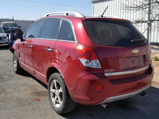 3GNAL3E55CS625645 - 2012 CHEVROLET CAPTIVA SP RED photo 3