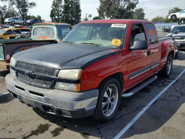 1GCEC19T83Z238520 - 2003 CHEVROLET SILVERADO RED photo 2