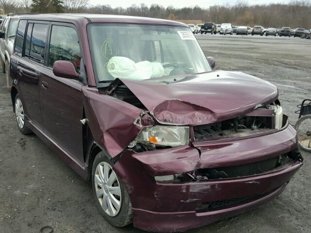 JTLKT324654023837 - 2005 TOYOTA SCION XB BURGUNDY photo 1