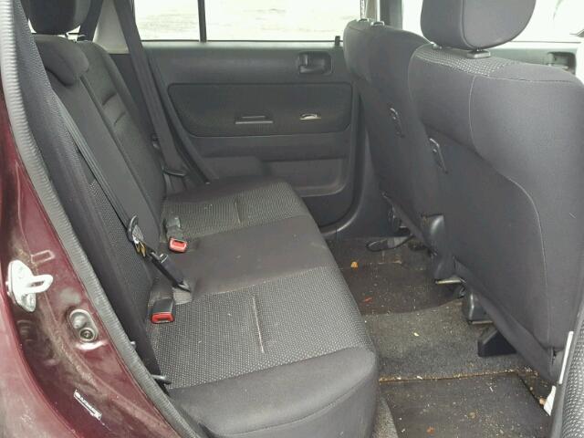 JTLKT324654023837 - 2005 TOYOTA SCION XB BURGUNDY photo 6