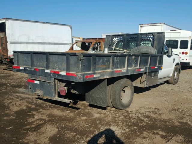 1FDWF36Y18ED84310 - 2008 FORD F350 SUPER WHITE photo 4