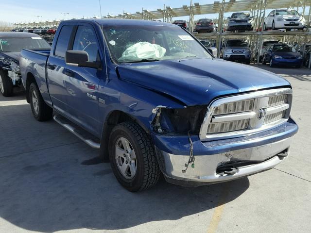 1D3HV18TX9S766321 - 2009 DODGE RAM 1500 BLUE photo 1