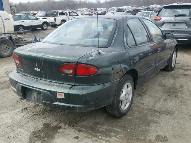 1G1JC524127490623 - 2002 CHEVROLET CAVALIER B GREEN photo 4