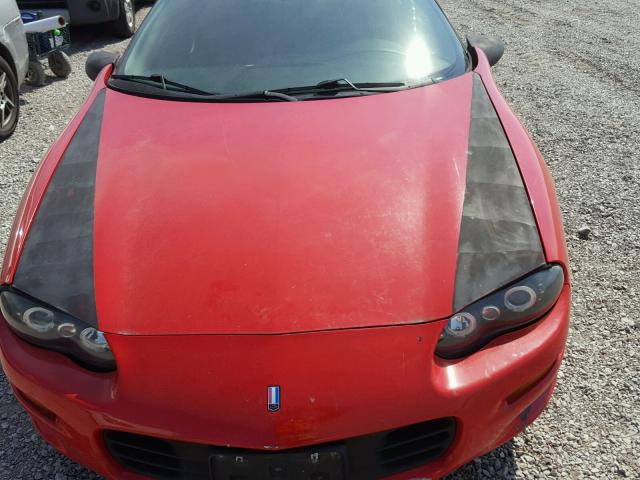 2G1FP22K122144988 - 2002 CHEVROLET CAMARO RED photo 9