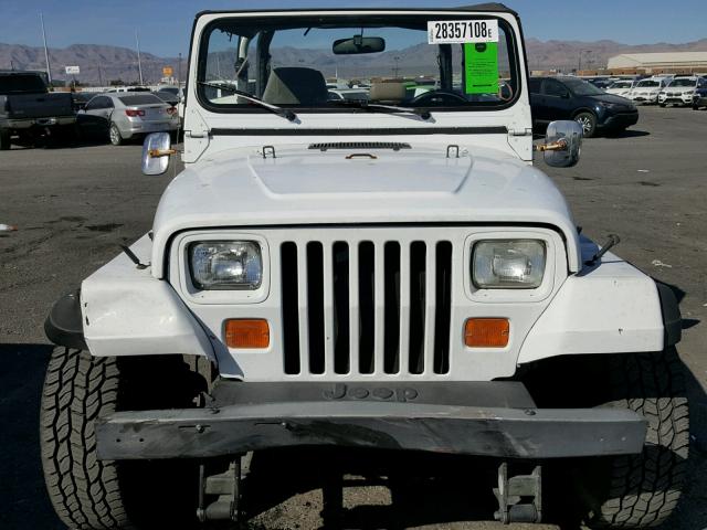 2J4FY19PXNJ530023 - 1992 JEEP WRANGLER / WHITE photo 10