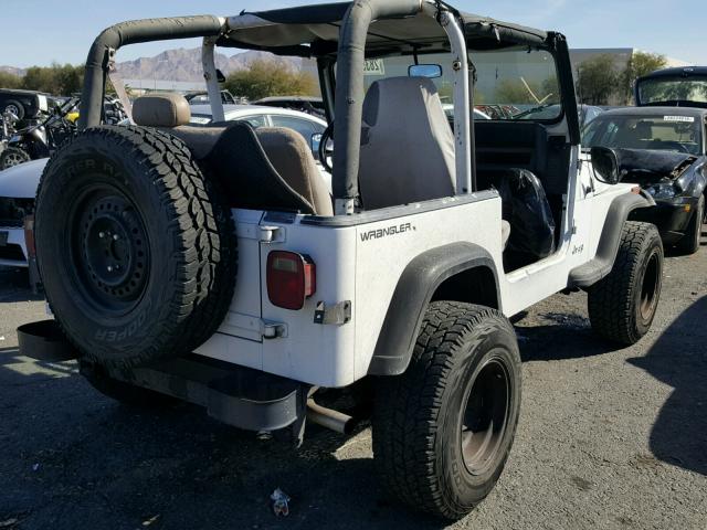 2J4FY19PXNJ530023 - 1992 JEEP WRANGLER / WHITE photo 4