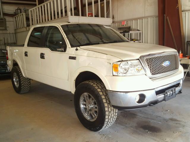 1FTPW14V68KB21964 - 2008 FORD F150 SUPER WHITE photo 1