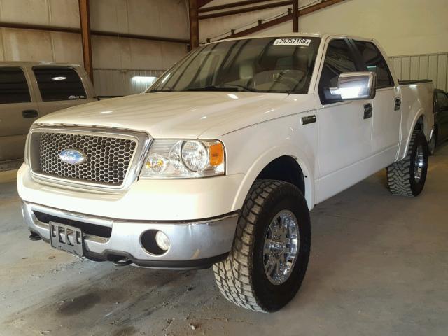 1FTPW14V68KB21964 - 2008 FORD F150 SUPER WHITE photo 2