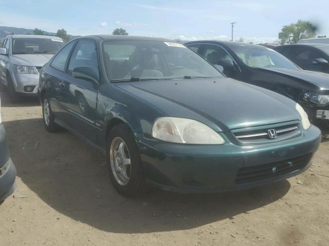 1HGEJ8245YL018376 - 2000 HONDA CIVIC EX GREEN photo 1