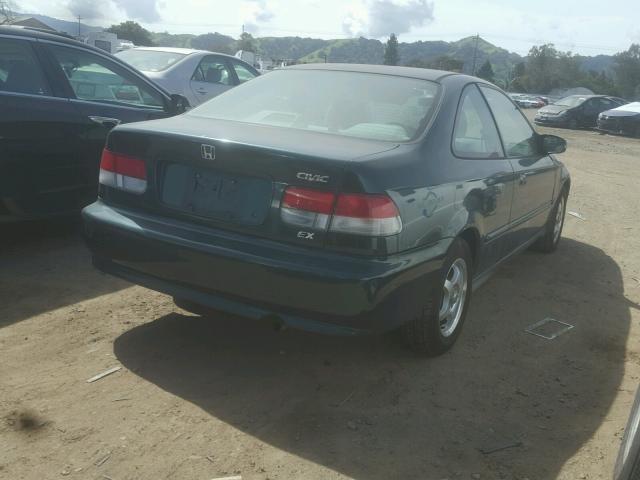 1HGEJ8245YL018376 - 2000 HONDA CIVIC EX GREEN photo 4