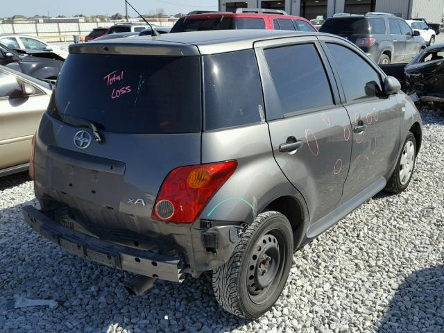 JTKKT624250108526 - 2005 TOYOTA SCION XA BLACK photo 4