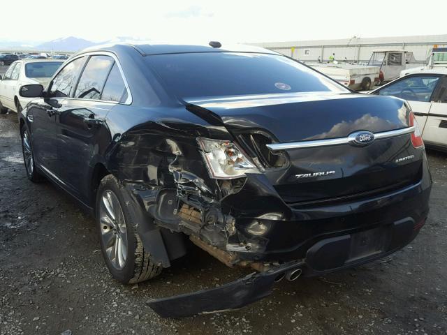 1FAHP2FW4CG136431 - 2012 FORD TAURUS LIM BLACK photo 3