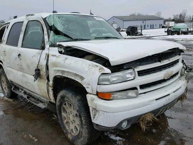 1GNEK13T05R110553 - 2005 CHEVROLET TAHOE K150 WHITE photo 9