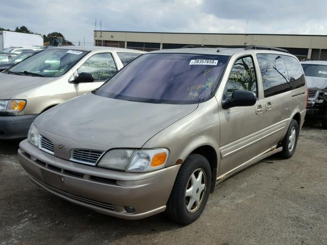 1GHDX23E71D158954 - 2001 OLDSMOBILE SILHOUETTE TAN photo 2