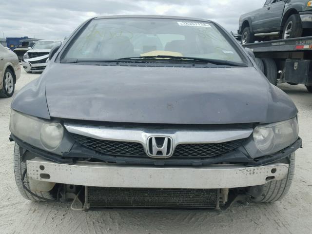 19XFA1F50BE020811 - 2011 HONDA CIVIC LX GRAY photo 9