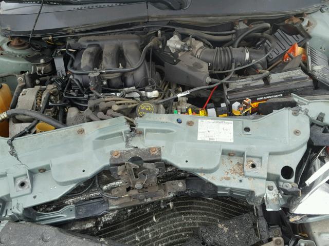 1FAFP53U16A196962 - 2006 FORD TAURUS SE GREEN photo 7