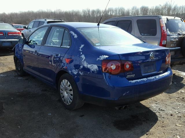 3VWHM71K58M040323 - 2008 VOLKSWAGEN JETTA S 蓝色 照片 3