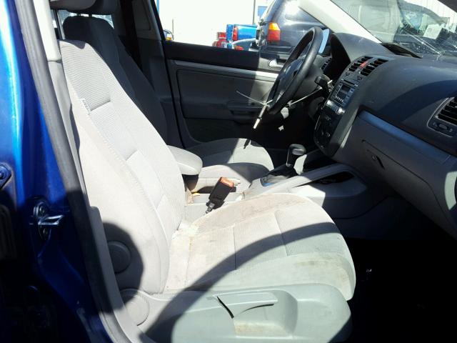 3VWHM71K58M040323 - 2008 VOLKSWAGEN JETTA S 蓝色 照片 5