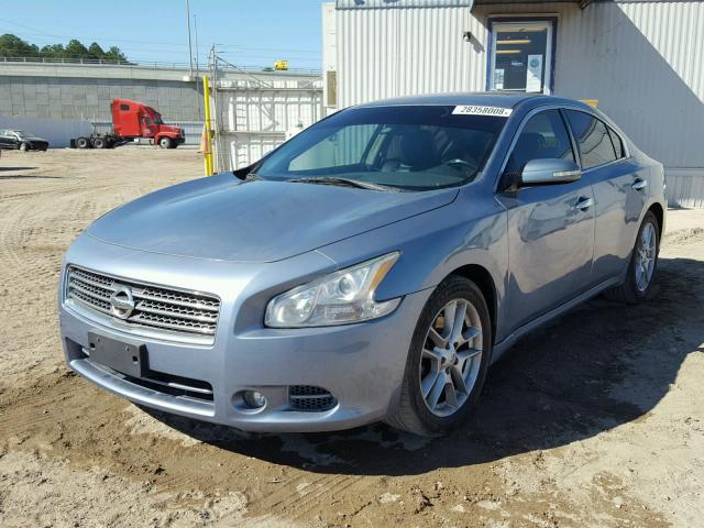 1N4AA5AP6AC847914 - 2010 NISSAN MAXIMA S BLUE photo 2