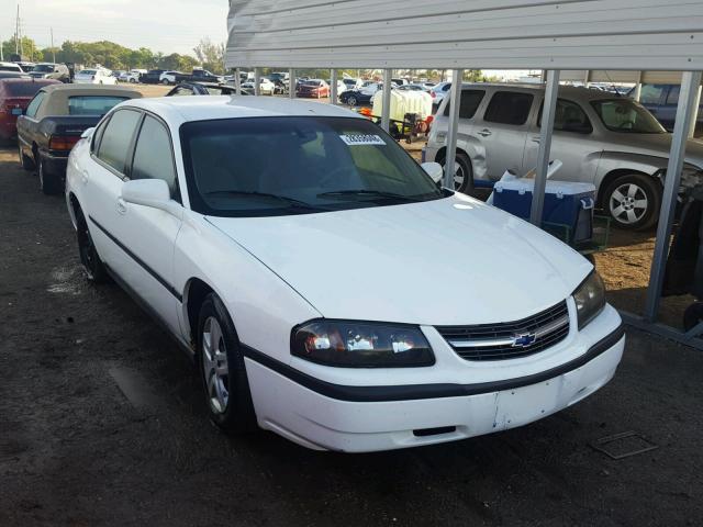 2G1WF52E929330378 - 2002 CHEVROLET IMPALA WHITE photo 1