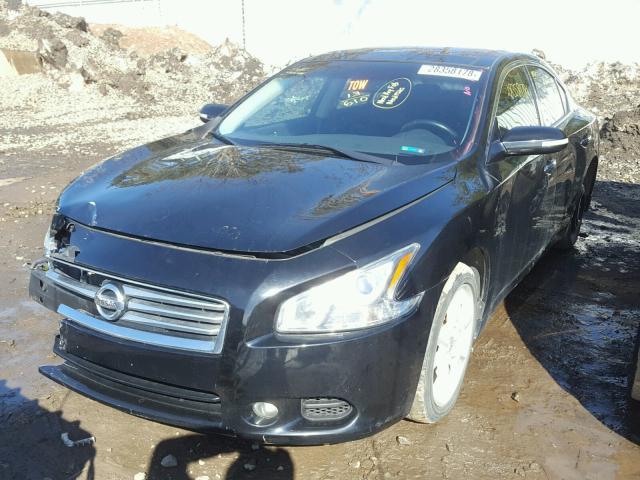 1N4AA5AP2DC813604 - 2013 NISSAN MAXIMA S BLACK photo 2