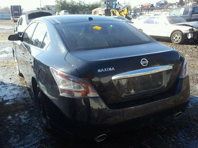 1N4AA5AP2DC813604 - 2013 NISSAN MAXIMA S BLACK photo 3