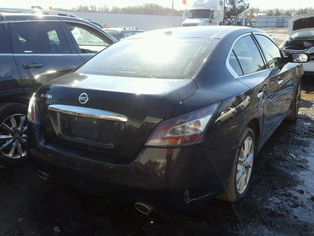 1N4AA5AP2DC813604 - 2013 NISSAN MAXIMA S BLACK photo 4