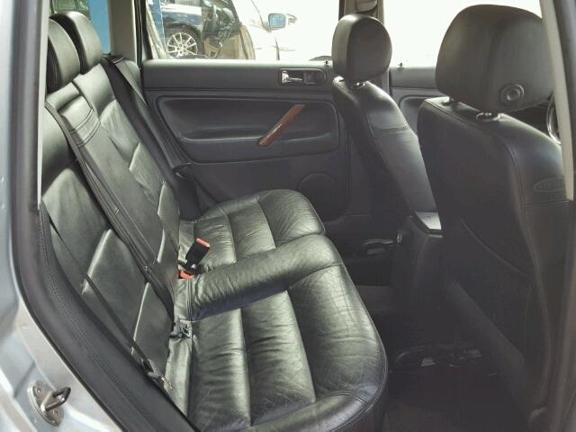 WVWYH63B53E372517 - 2003 VOLKSWAGEN PASSAT GLX SILVER photo 6