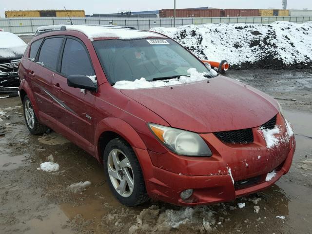 5Y2SL62824Z458680 - 2004 PONTIAC VIBE RED photo 1