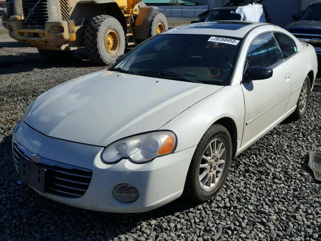 4C3AG42GX3E144473 - 2003 CHRYSLER SEBRING LX WHITE photo 2