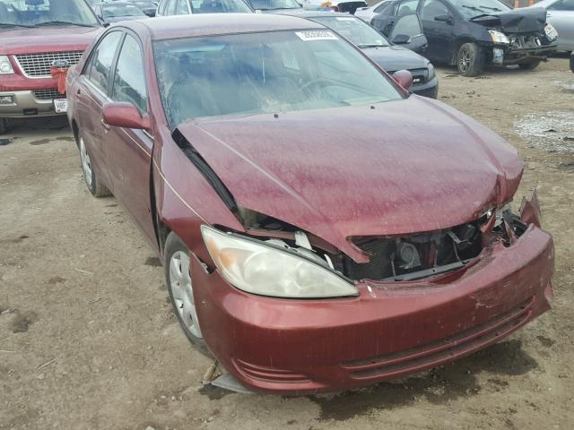 4T1BE32K72U026757 - 2002 TOYOTA CAMRY LE RED photo 1