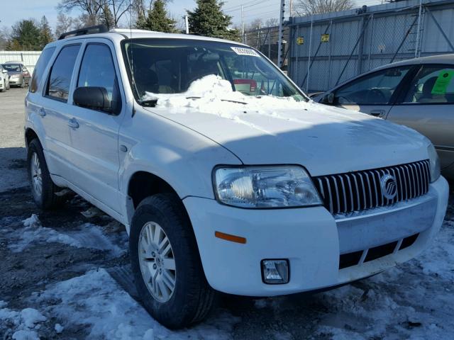 4M2YU57195DJ07691 - 2005 MERCURY MARINER WHITE photo 1