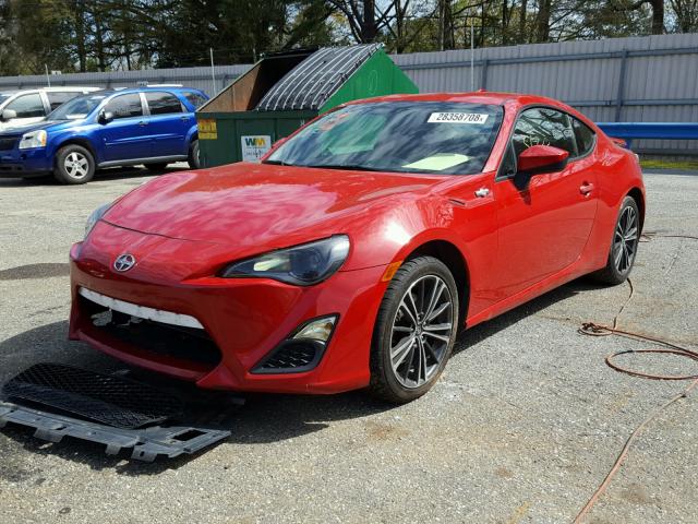 JF1ZNAA1XF9701676 - 2015 TOYOTA SCION FR-S წითელი ფოტო 2