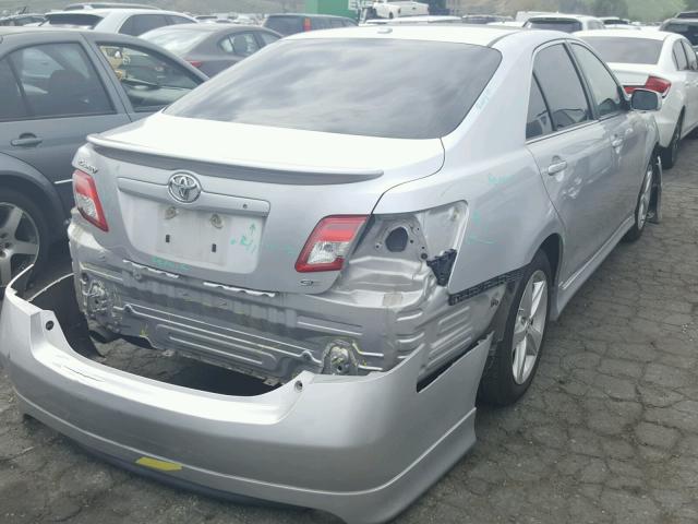 4T1BF3EKXBU213807 - 2011 TOYOTA CAMRY BASE GRAY photo 4