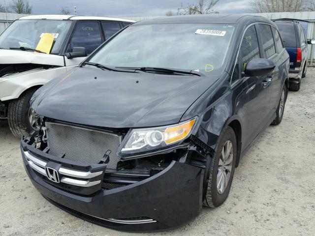 5FNRL5H61GB157956 - 2016 HONDA ODYSSEY EX BLACK photo 2