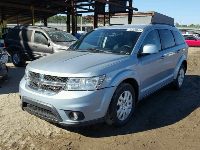 3C4PDDBG9DT622514 - 2013 DODGE JOURNEY SX BLUE photo 2