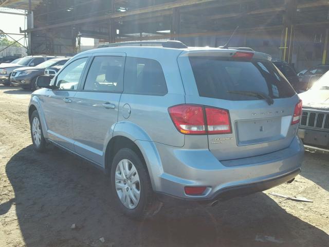 3C4PDDBG9DT622514 - 2013 DODGE JOURNEY SX BLUE photo 3