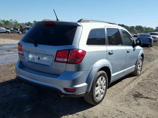 3C4PDDBG9DT622514 - 2013 DODGE JOURNEY SX BLUE photo 4