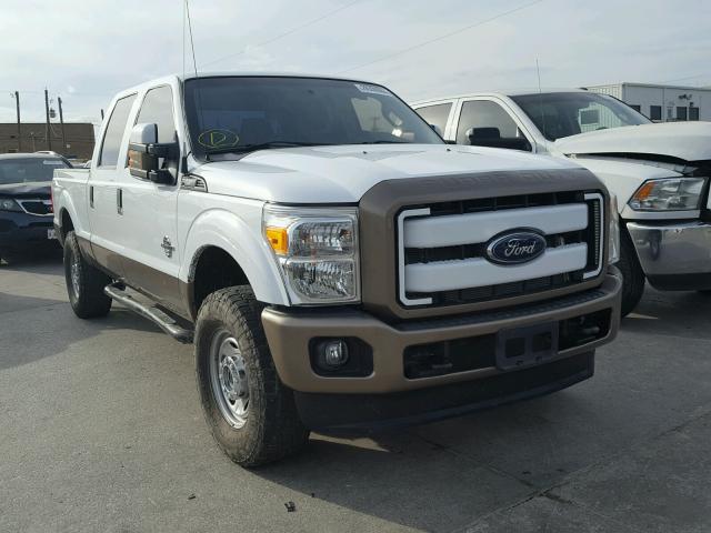 1FT7W2BT4GEC41038 - 2016 FORD F250 SUPER WHITE photo 1