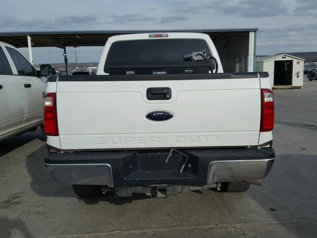 1FT7W2BT4GEC41038 - 2016 FORD F250 SUPER WHITE photo 9