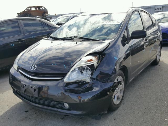 JTDKB20U883385335 - 2008 TOYOTA PRIUS BLACK photo 2