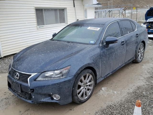 JTHBE1BL4D5025613 - 2013 LEXUS GS 350 BLUE photo 2