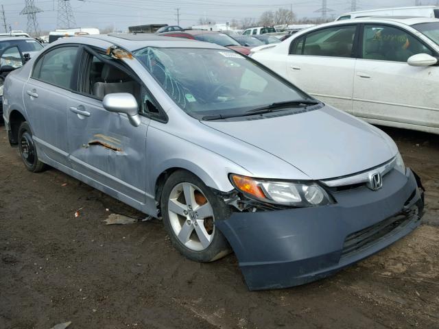 2HGFA16887H302489 - 2007 HONDA CIVIC EX ვერცხლისფერი ფოტო 1