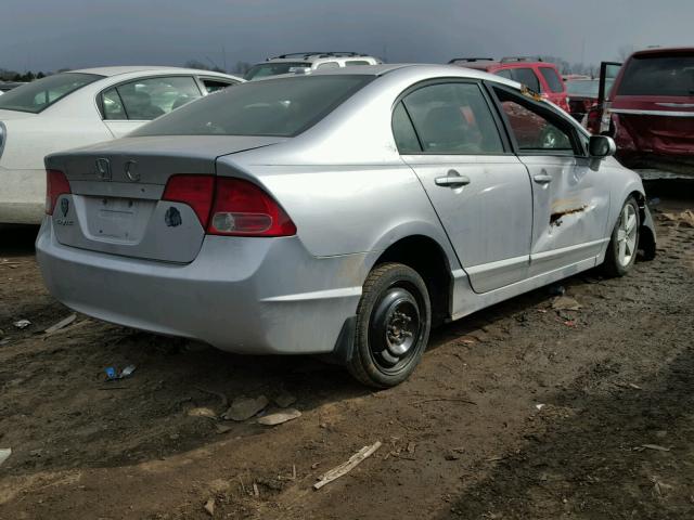2HGFA16887H302489 - 2007 HONDA CIVIC EX ვერცხლისფერი ფოტო 4