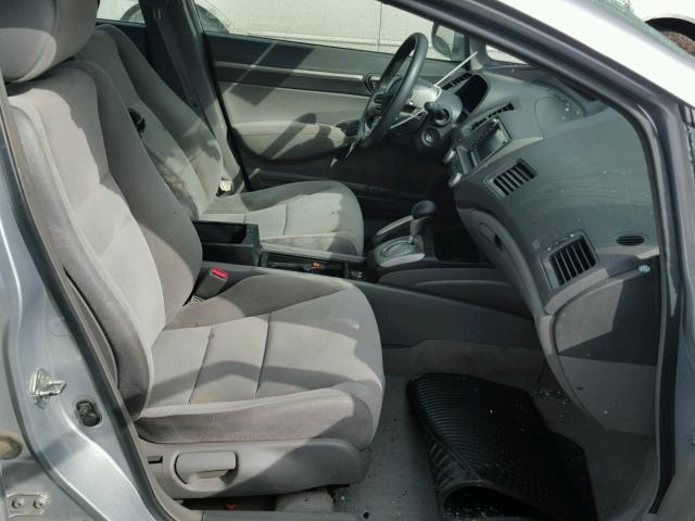 2HGFA16887H302489 - 2007 HONDA CIVIC EX ვერცხლისფერი ფოტო 5