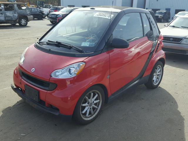 WMEEK3BA1AK333287 - 2010 SMART FORTWO PAS RED photo 2