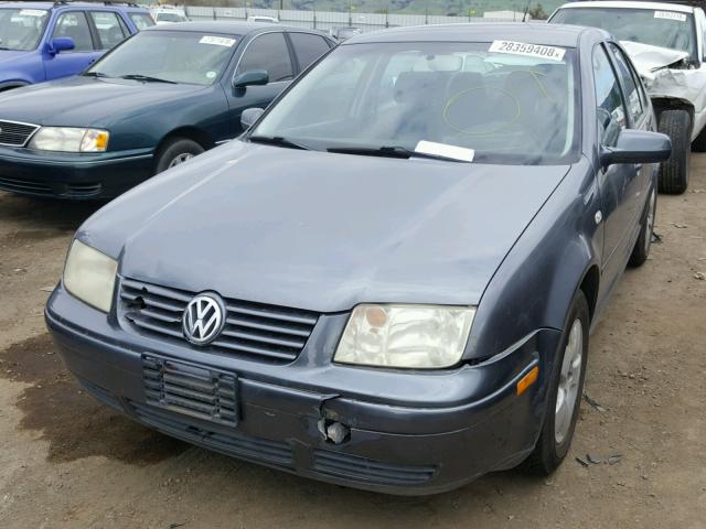 3VWSE69M63M047356 - 2003 VOLKSWAGEN JETTA GLS CHARCOAL photo 2