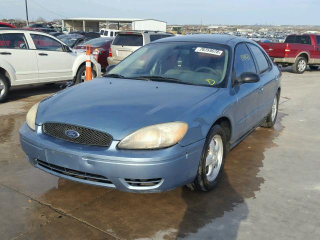 1FAFP53U46A113203 - 2006 FORD TAURUS SE BLUE photo 2